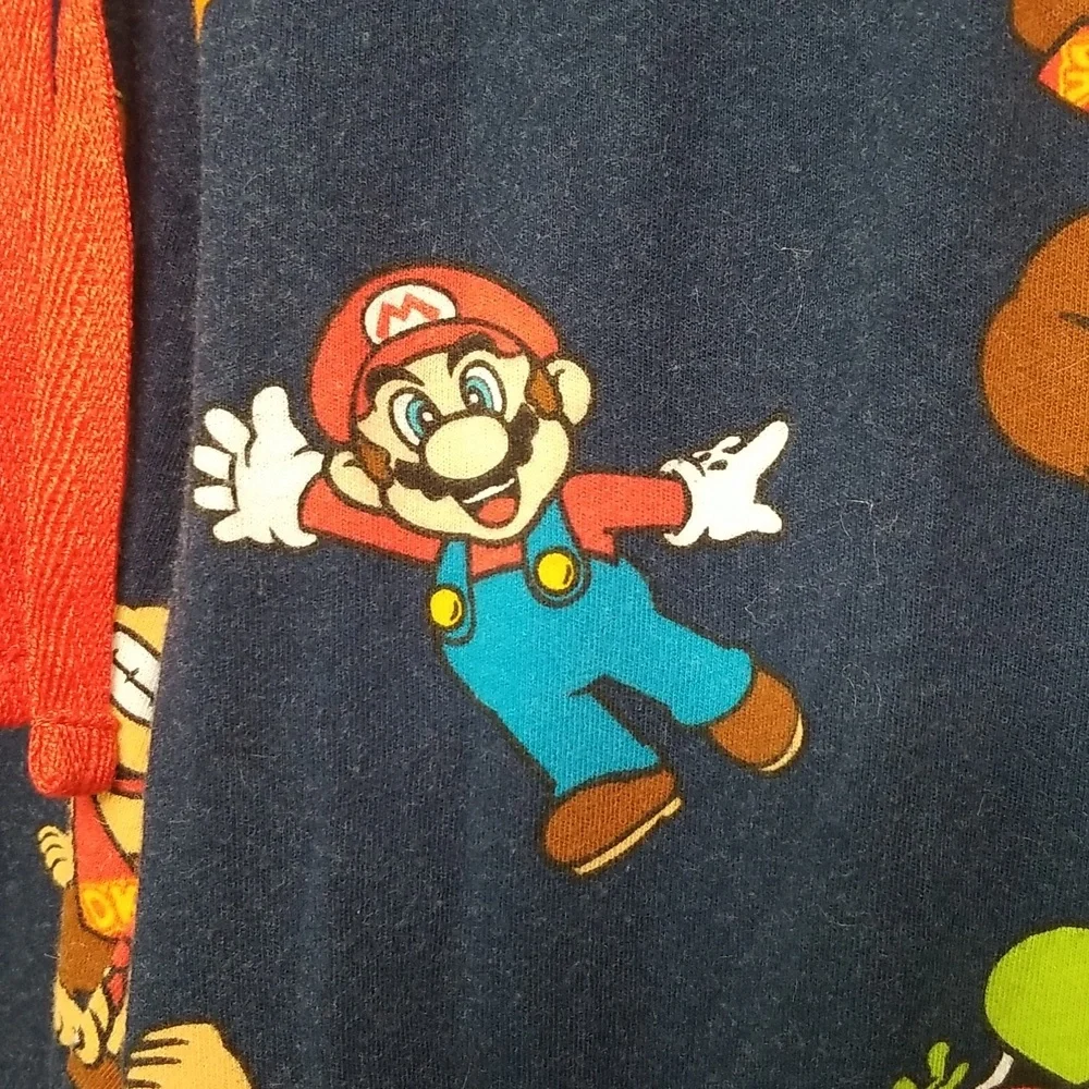 Nintendo Super Mario Brothers Lounge Pajama Pants Small